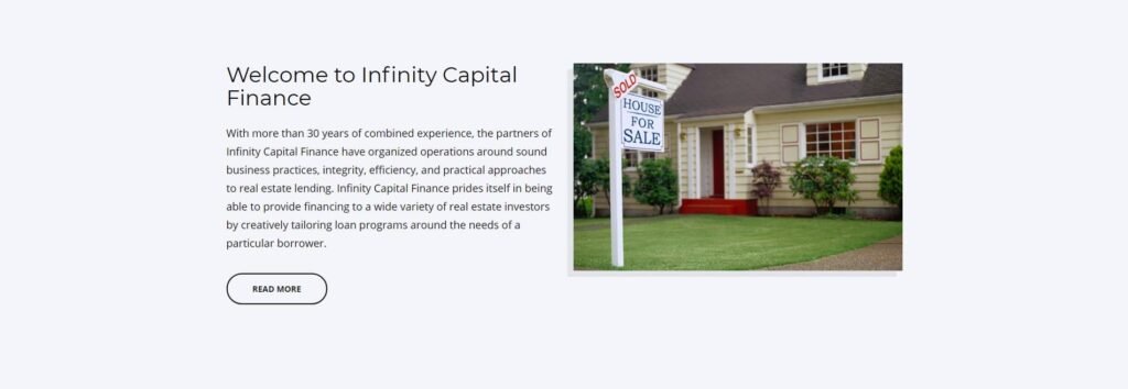 Infinity Capital Finance - Potfolio About