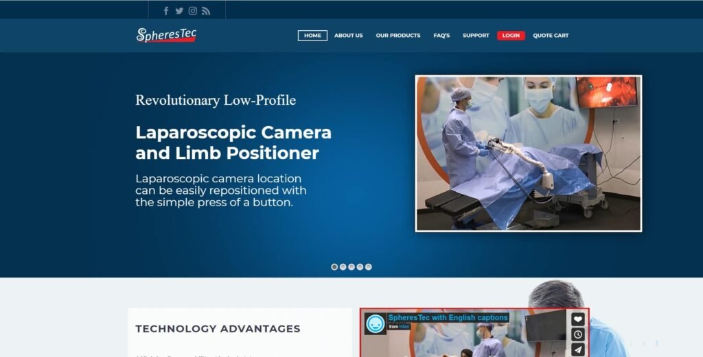 SpheresTec - Portfolio