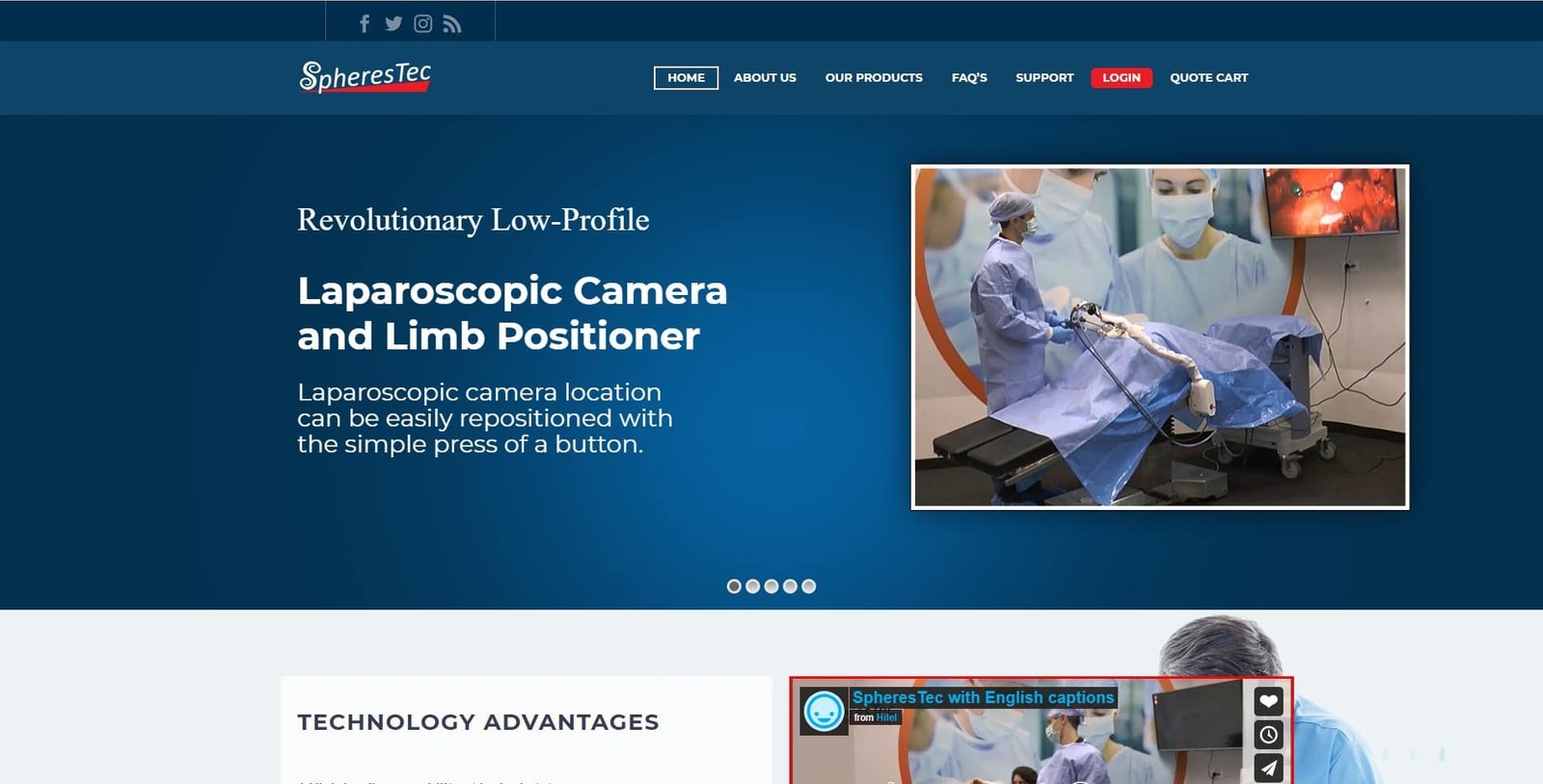 SpheresTec - Portfolio