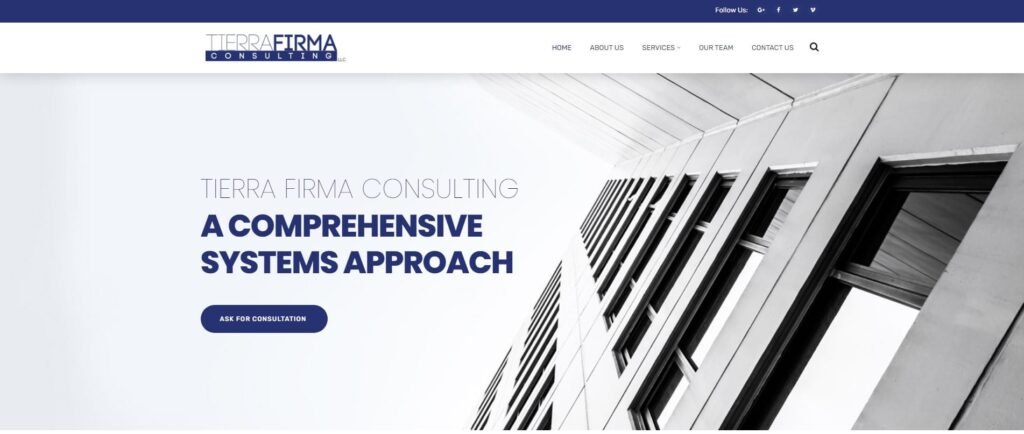 Tierra Firma Consulting - Slider