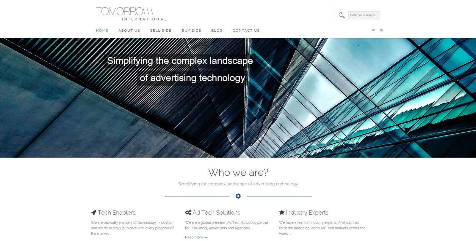 Tomorrowint - Potfolio Main